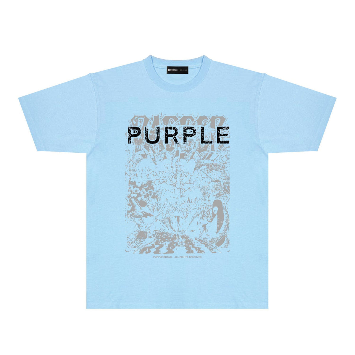 Street style Purple Brand T-shirt