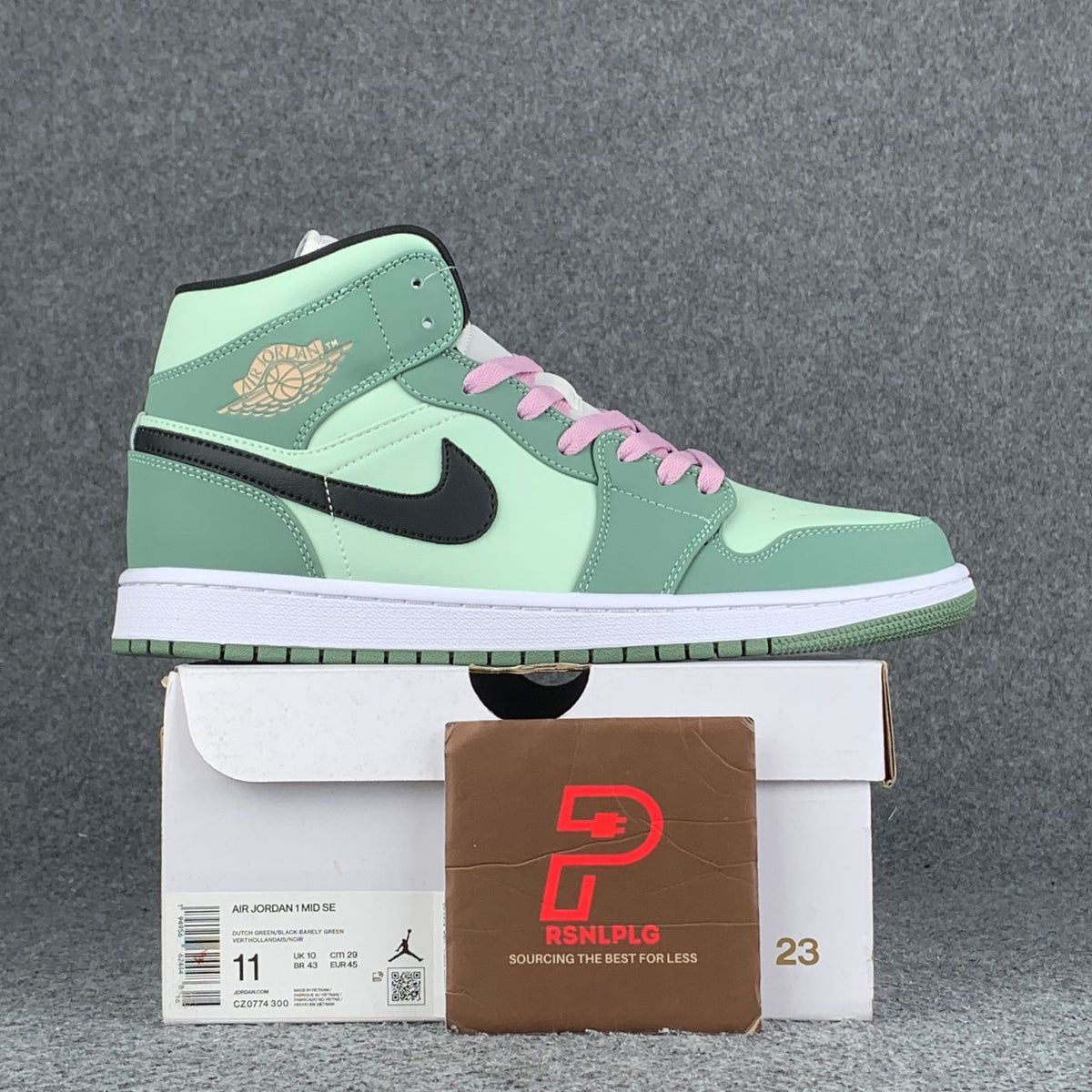 Wmns Air Jordan 1 Mid SE 'Dutch Green'