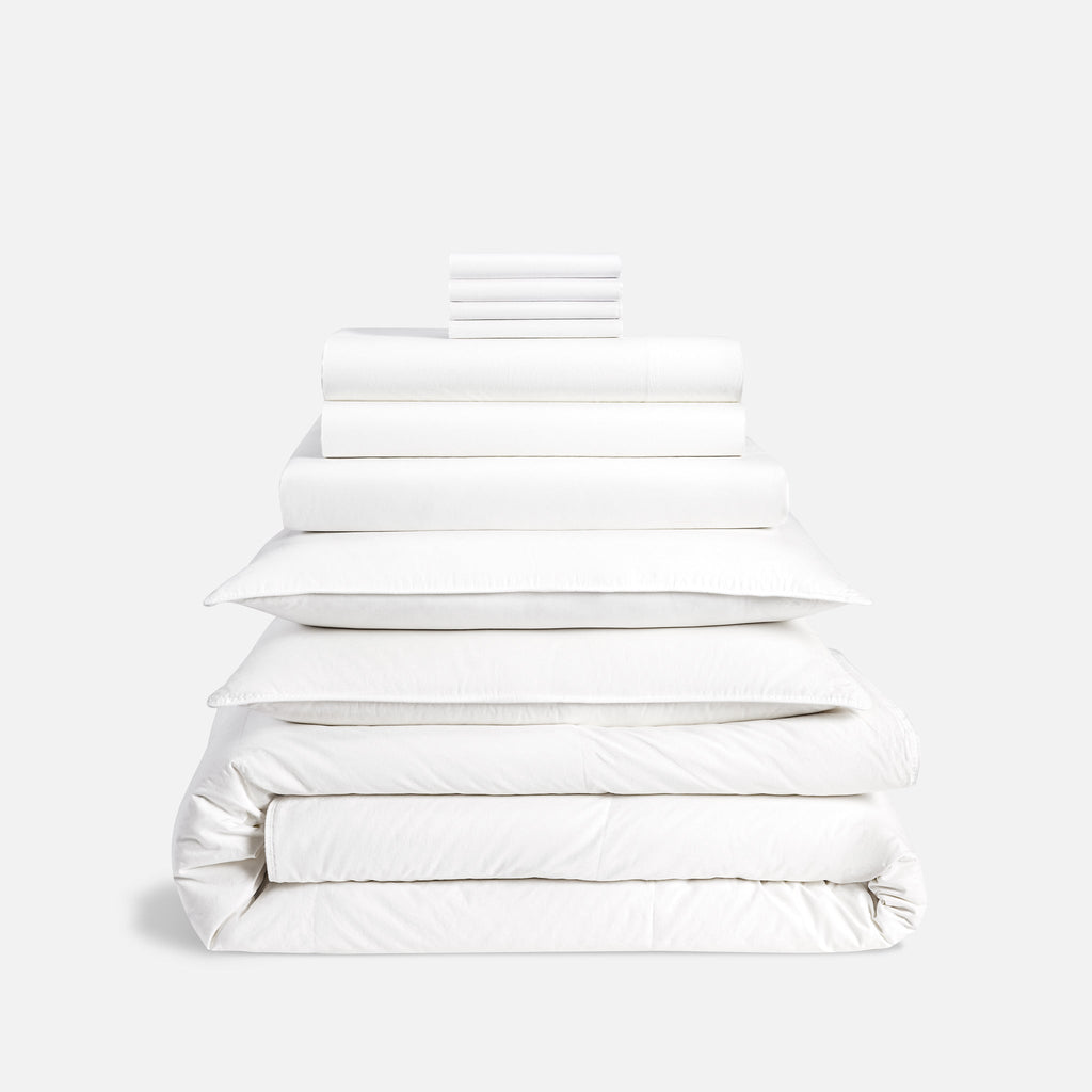 Classic Percale Bedding Move-In Bundle