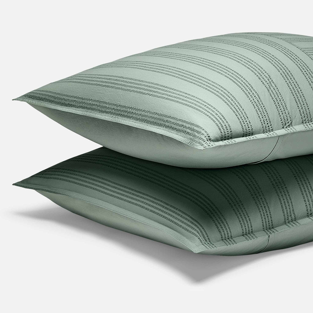 Seersucker Classic Percale Sham Set
