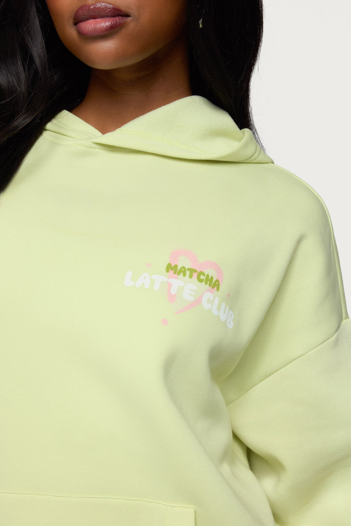 Matcha Lover Oversized Hoodie