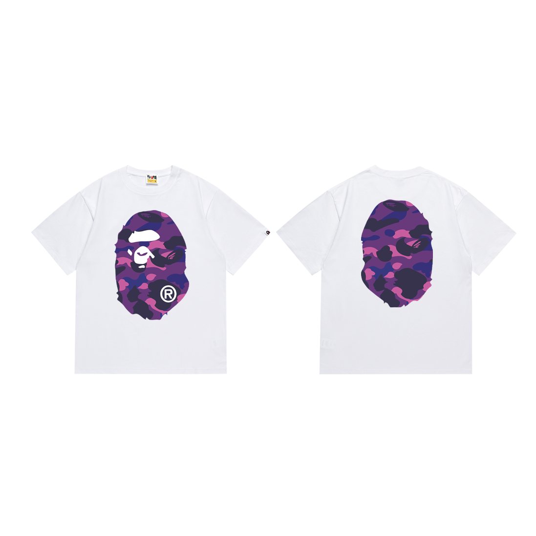 BAPE Ape Face Camo Graphic T-Shirt