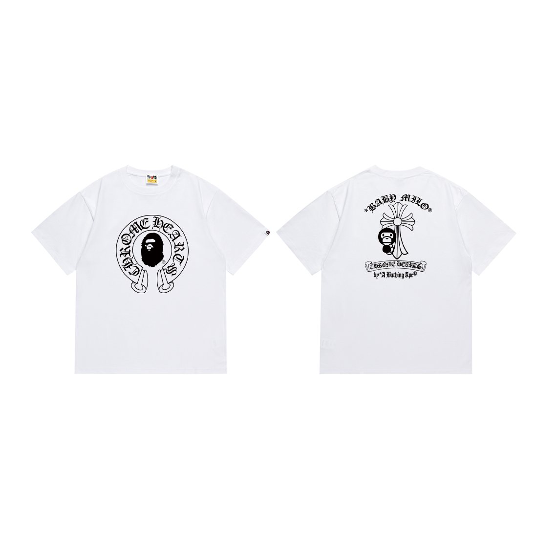 BAPE Ape & Flower Graphic Short-Sleeve T-Shirt