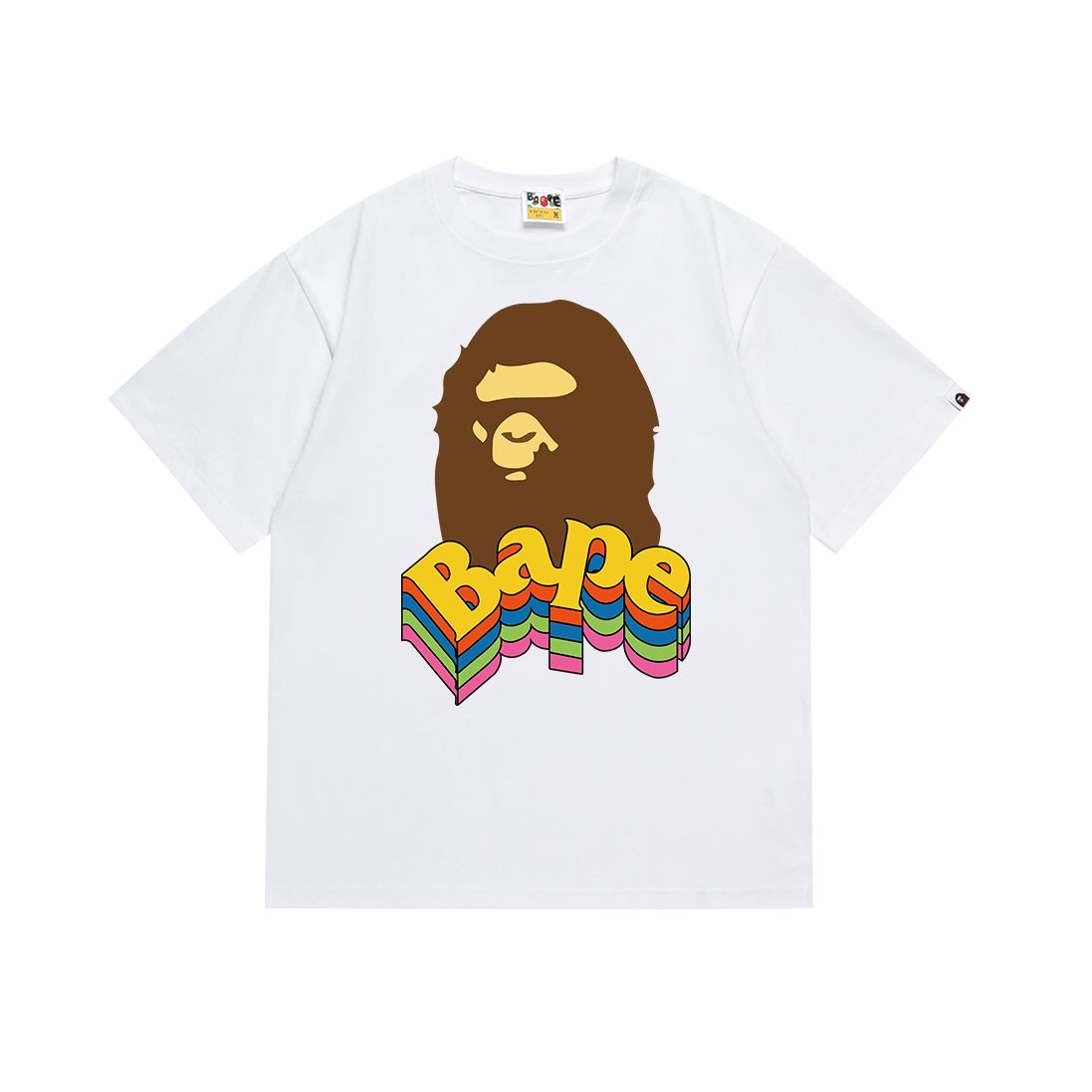 BAPE Ape Rainbow Graphic T-Shirt