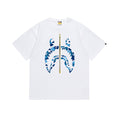 BAPE Blue Camo Head Graphic T-Shirt