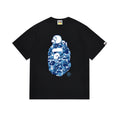 BAPE Blue Camo Ape Head Graphic T-Shirt