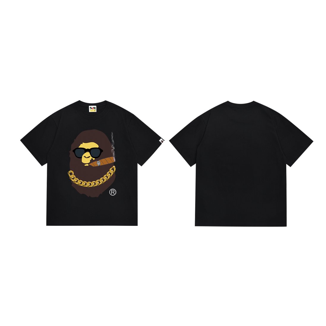 BAPE Ape Cigar Chain Graphic T-Shirt