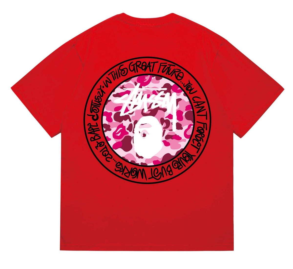 BAPE Circular Back Graphic T-Shirt