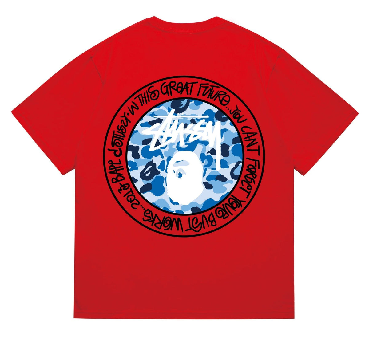 BAPE Circular Camo Back Graphic T-Shirt