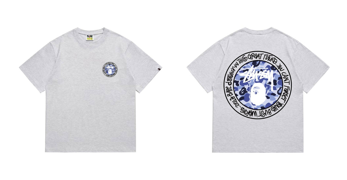 BAPE Circular Camo Back Graphic T-Shirt