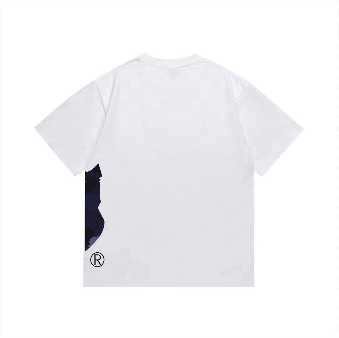 BAPE Blue Camo Ape-Head Graphic T-Shirt