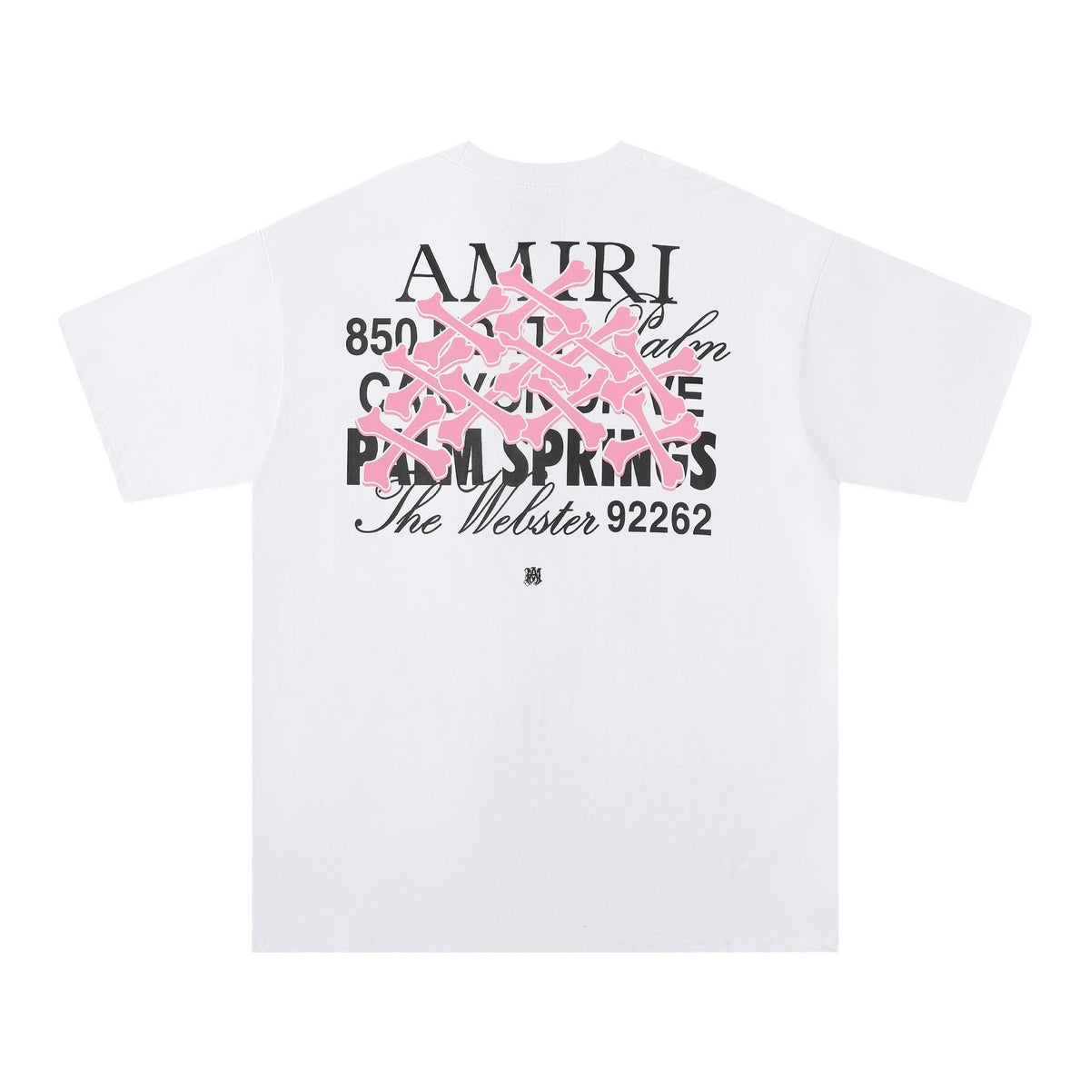 AMIRI Pink Bone Graphic T-Shirt
