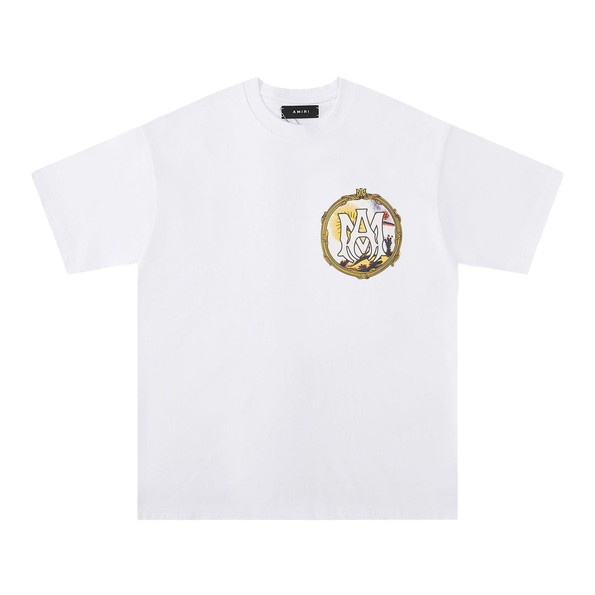 AMIRI Circular Back Graphic Short-Sleeve T-Shirt