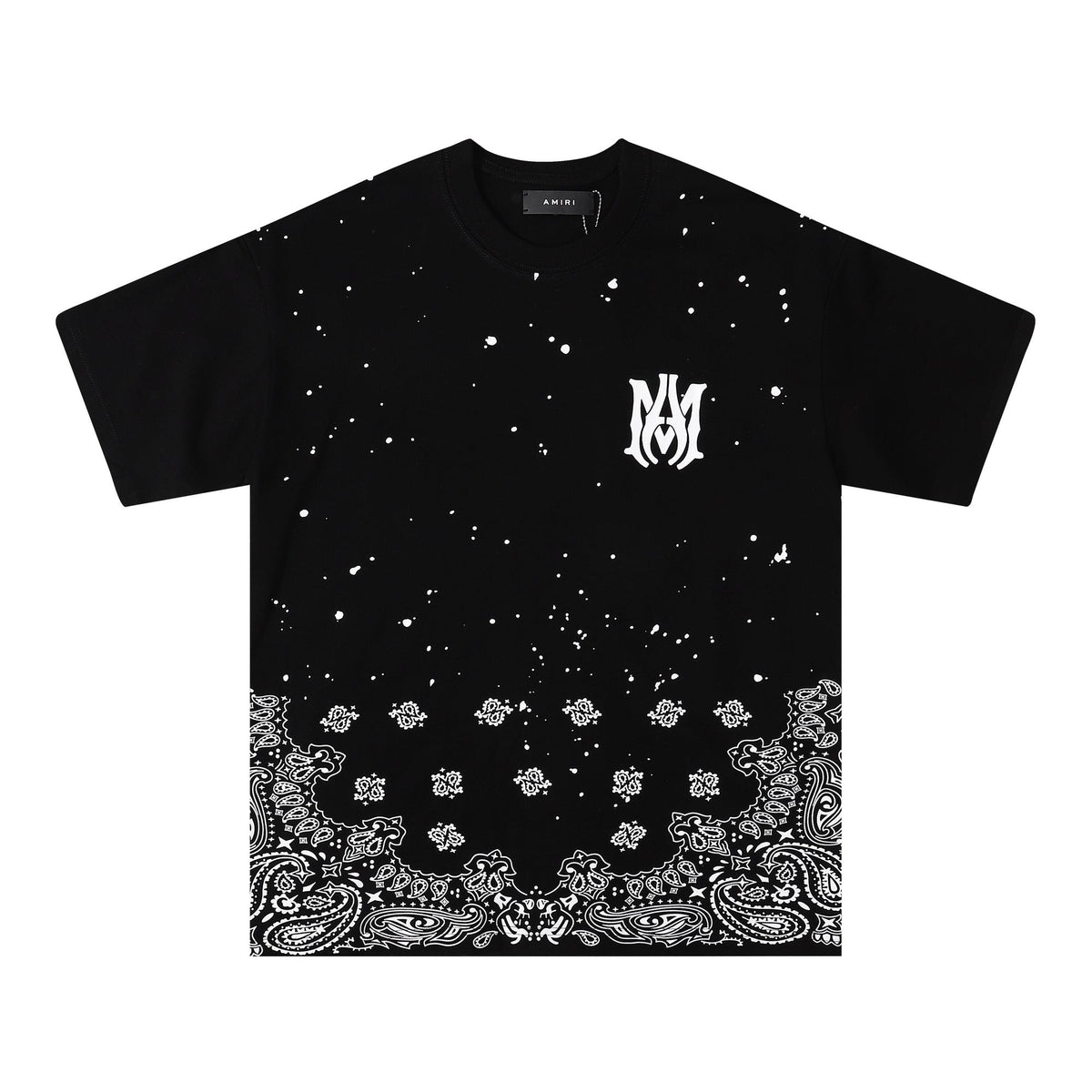 AMIRI Bandana Hem Graphic T-Shirt