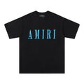 AMIRI Blue Wordmark Short-Sleeve T-Shirt