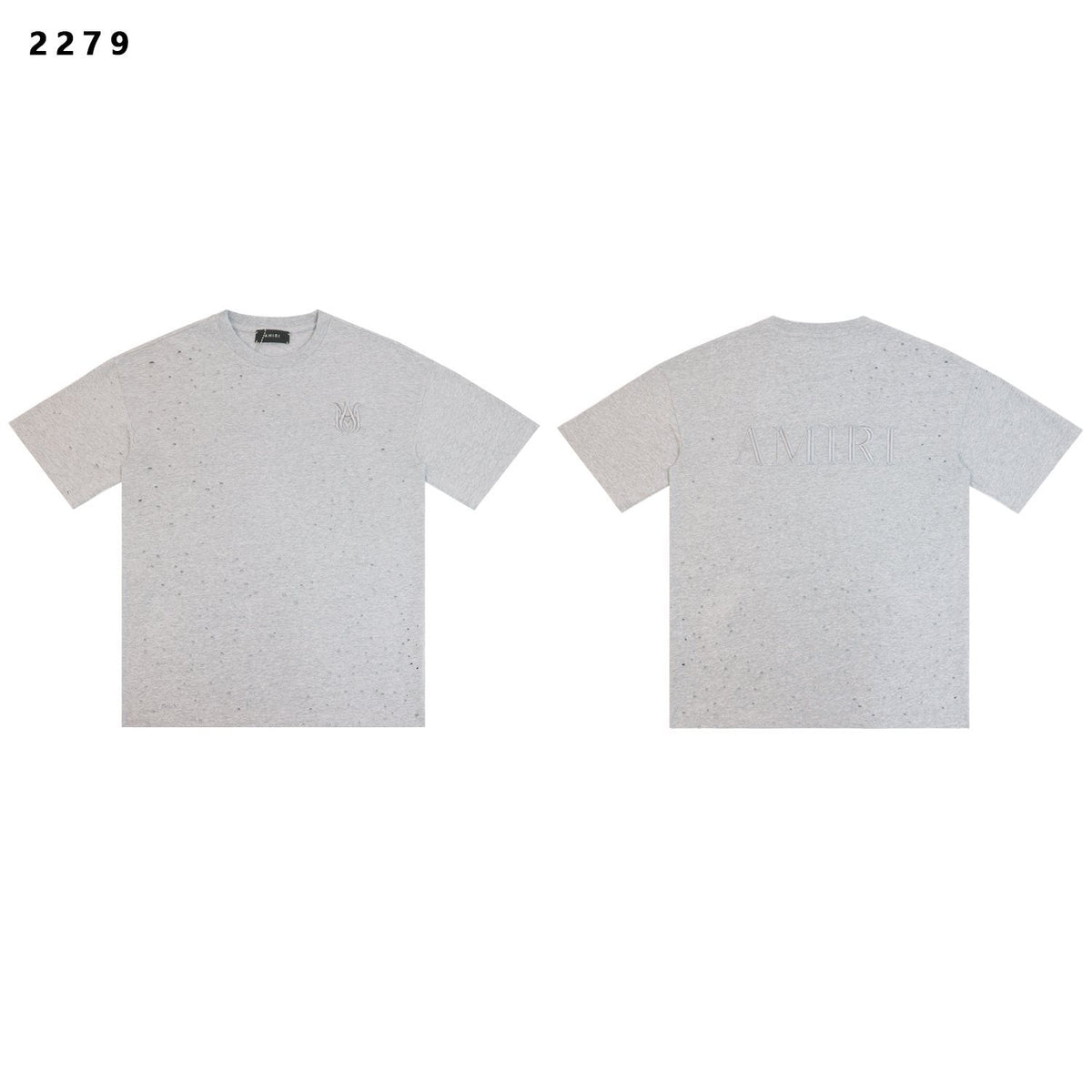 AMIRI Distressed Washed Short-Sleeve T-Shirt