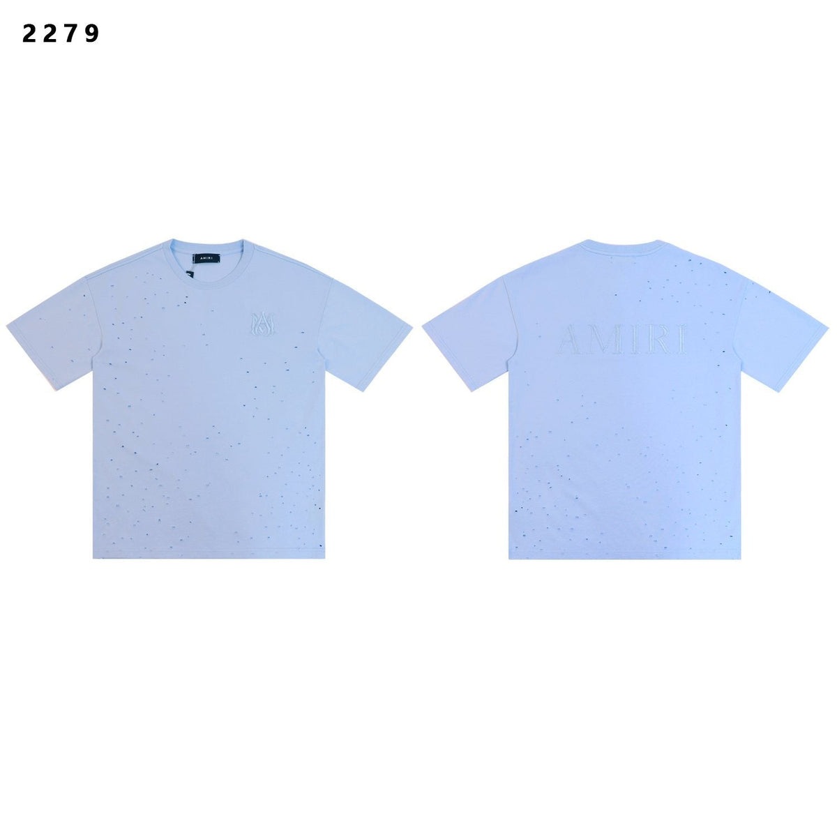 AMIRI Distressed Washed Short-Sleeve T-Shirt