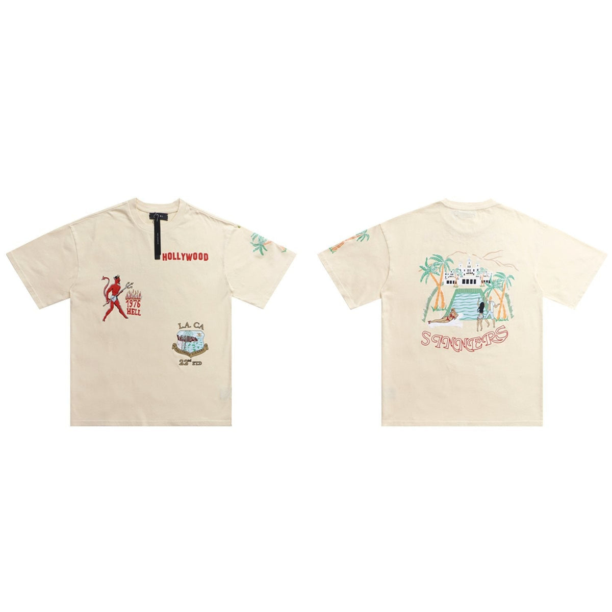 AMIRI Crystal Sinners Graphic T-Shirt