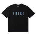 AMIRI Blue Wordmark Short-Sleeve T-Shirt