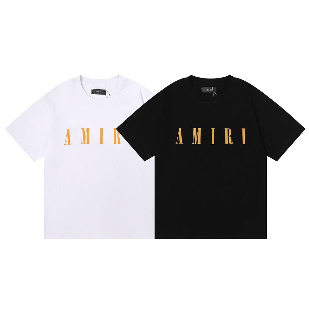 AMIRI Gold Wordmark T-Shirt