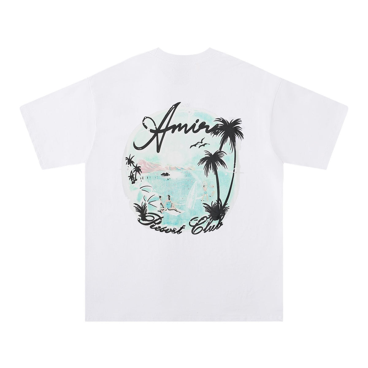 AMIRI Tropical Palm Tree Graphic T-Shirt
