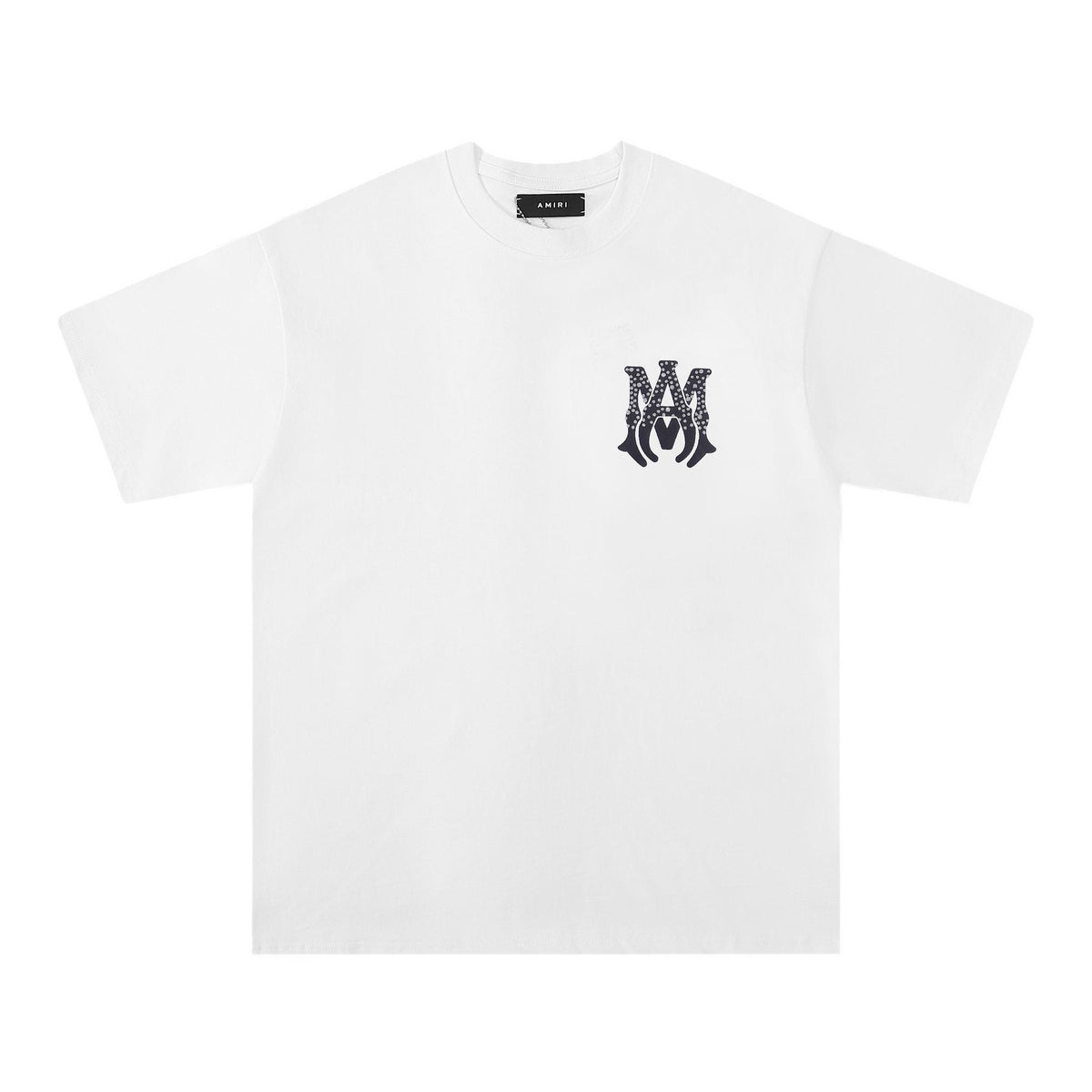 AMIRI Silver Letter Graphic Short-Sleeve T-Shirt