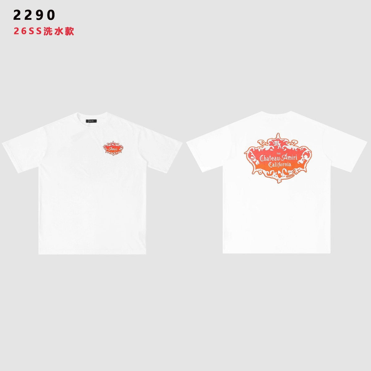 AMIRI The Chateau Badge Graphic T-Shirt