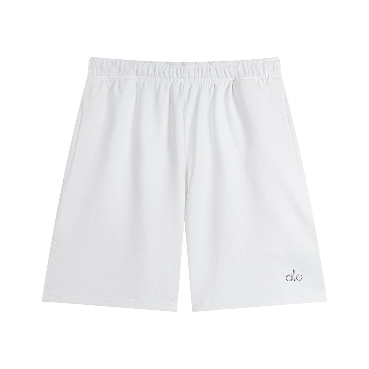 alo Elastic Waist Logo Detail Shorts