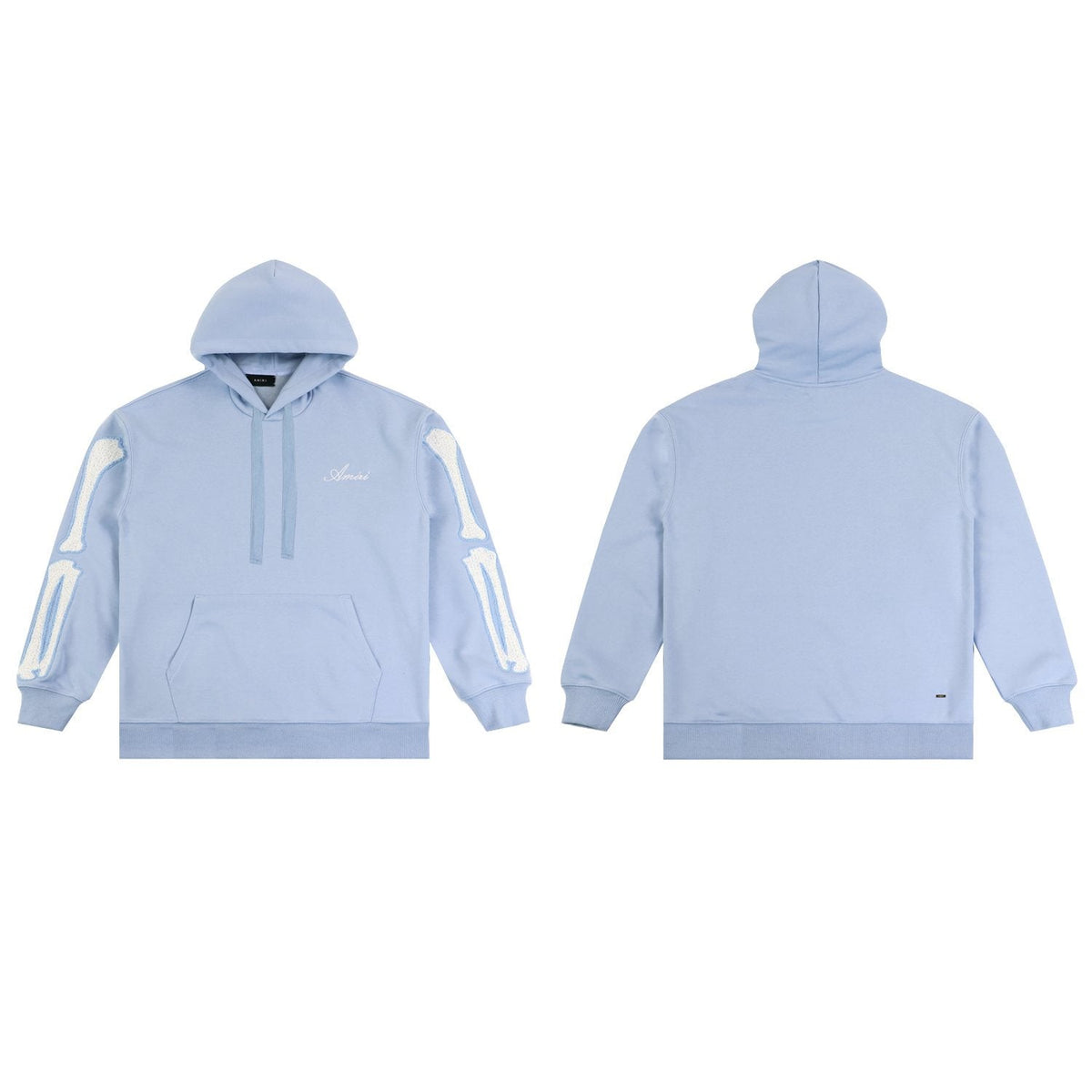 AMIRI Collegiate Bone Sleeve Graphic Hoodie