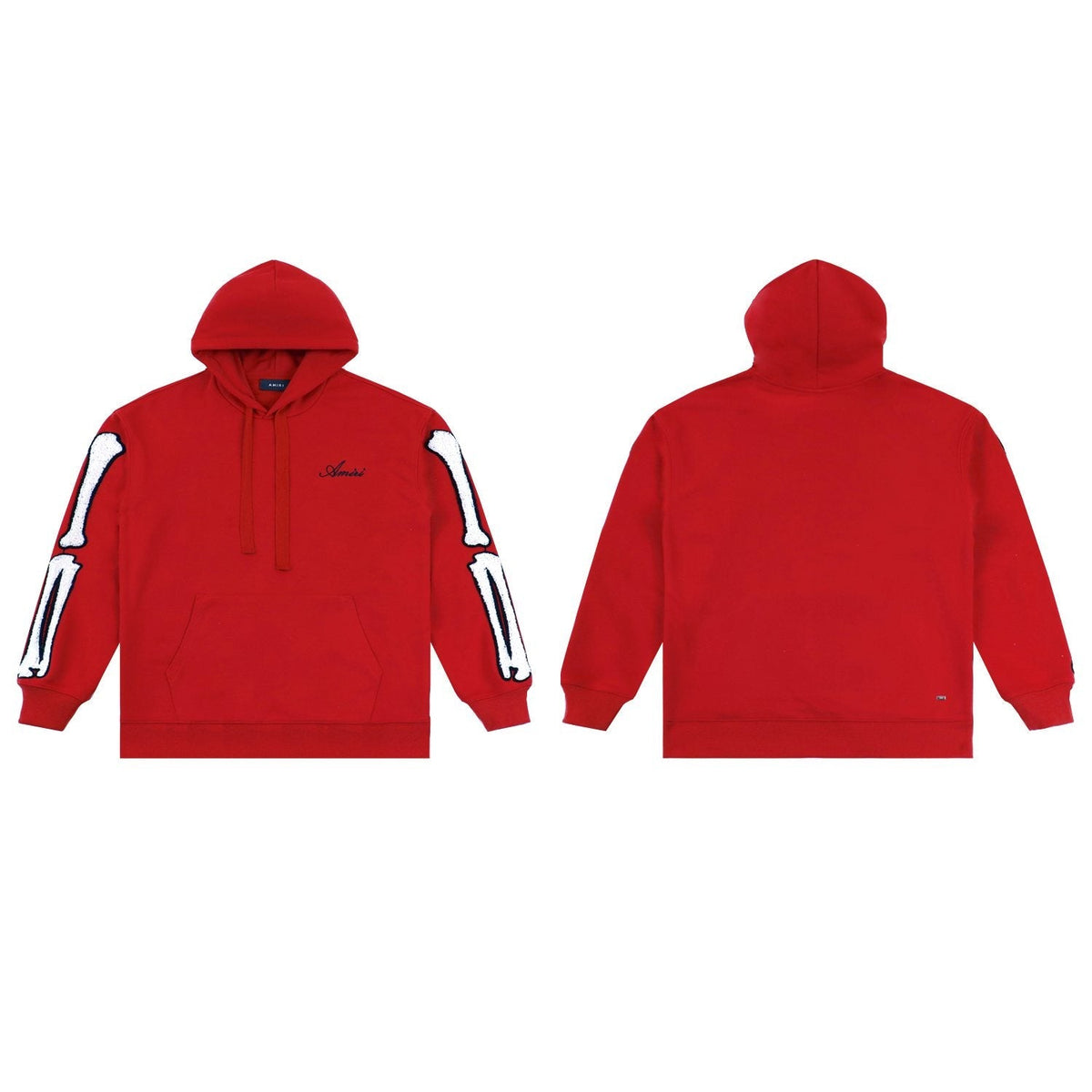AMIRI Collegiate Bone Sleeve Graphic Hoodie