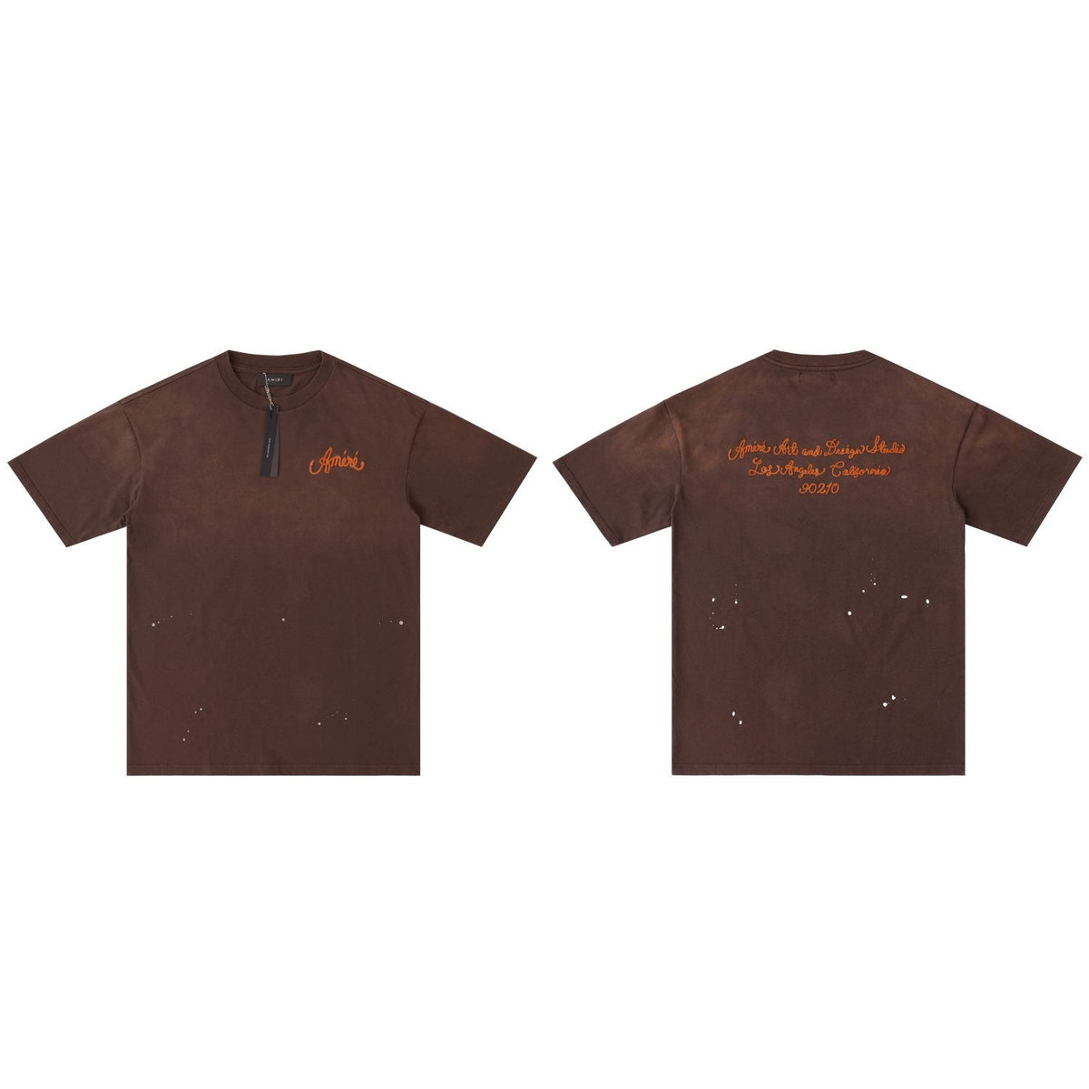AMIRI Design Studio Paint-Splatter T-Shirt