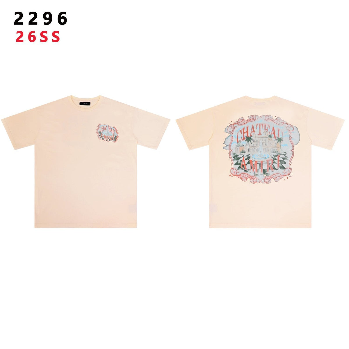 AMIRI Chateau Castle Graphic T-Shirt