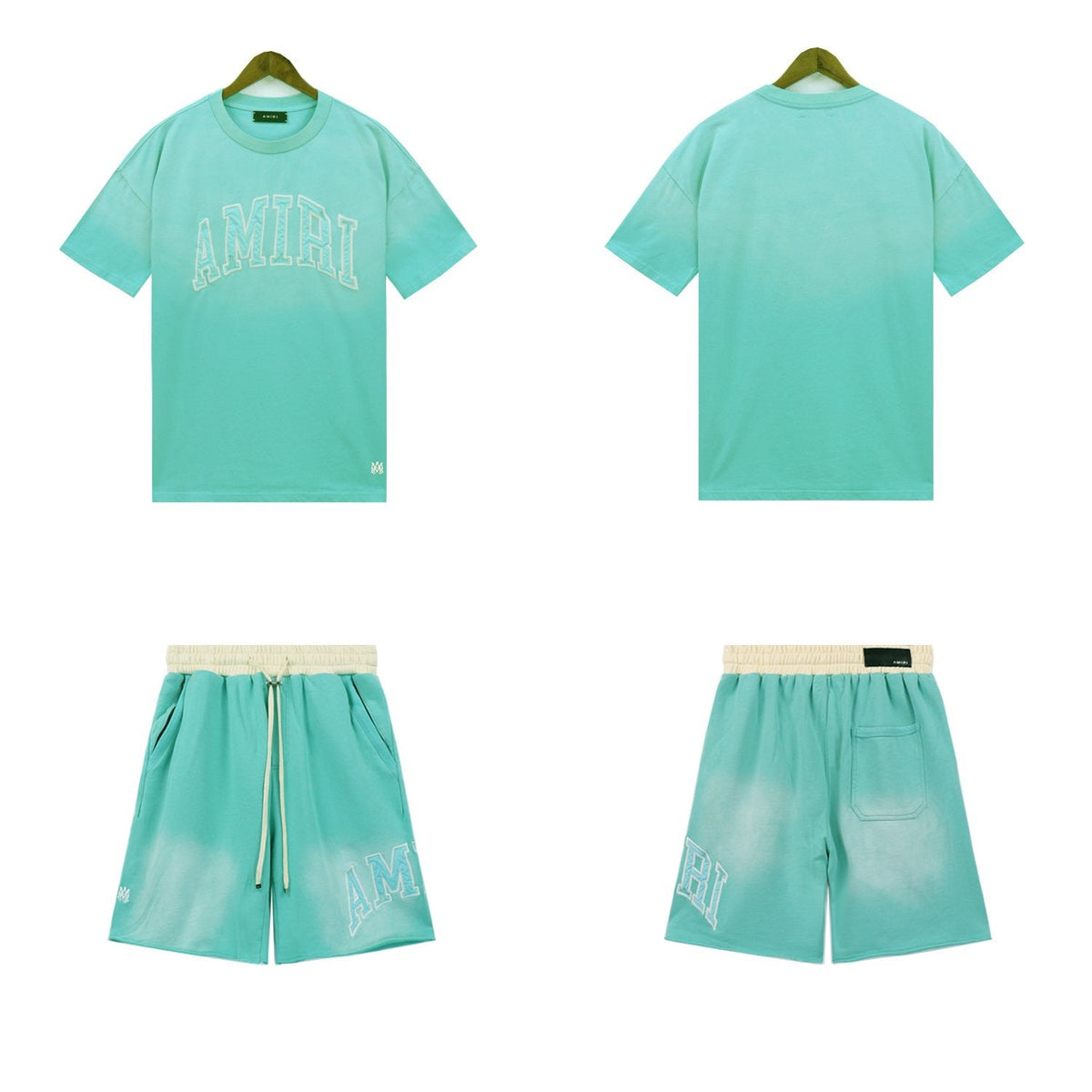 AMIRI Vintage Collegiate Short-Sleeve Set
