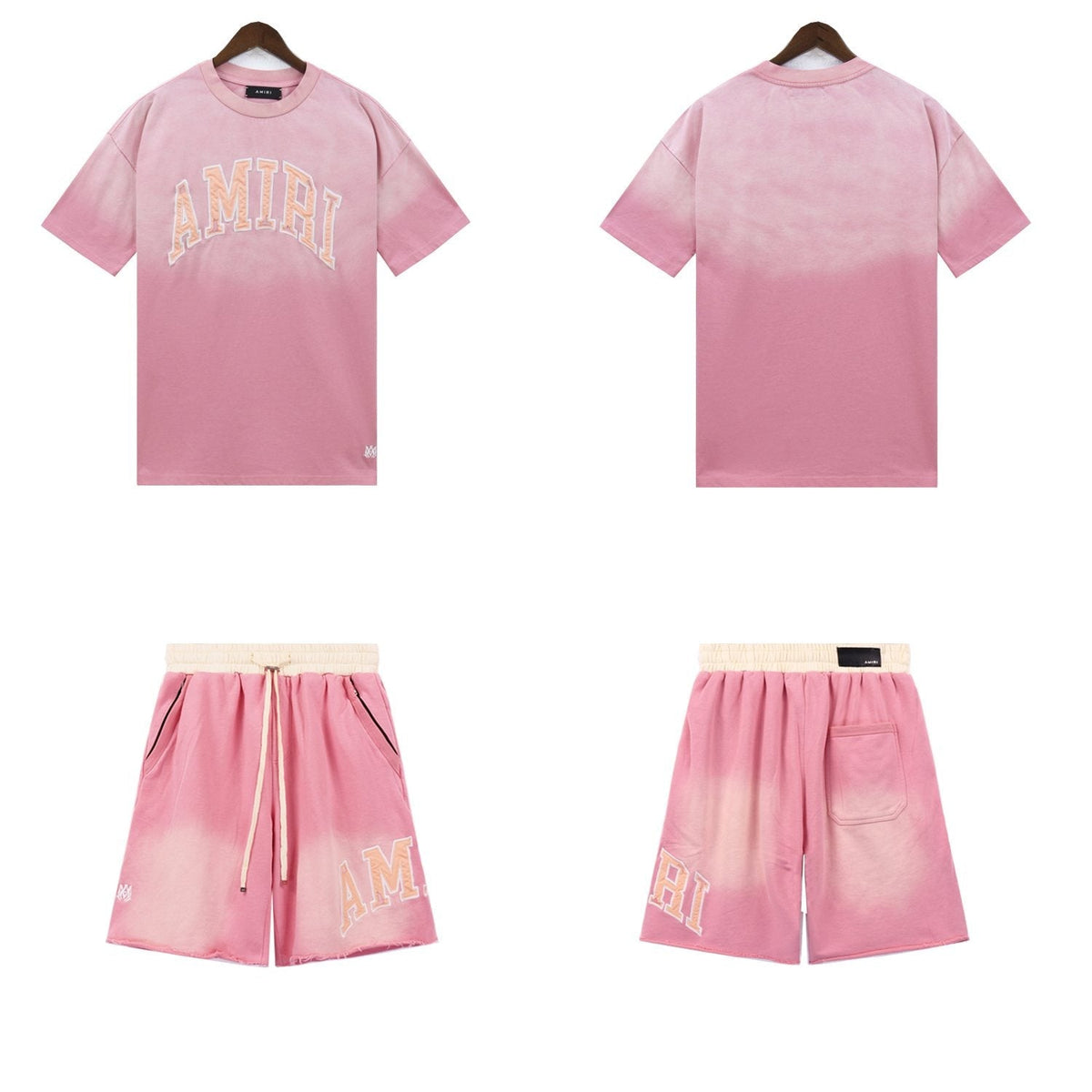 AMIRI Vintage Collegiate Short-Sleeve Set