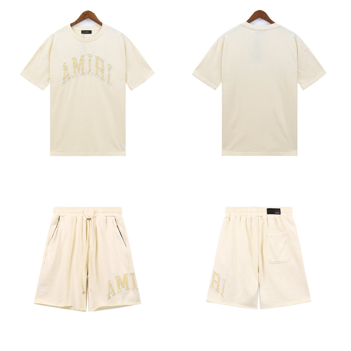 AMIRI Vintage Collegiate Short-Sleeve Set