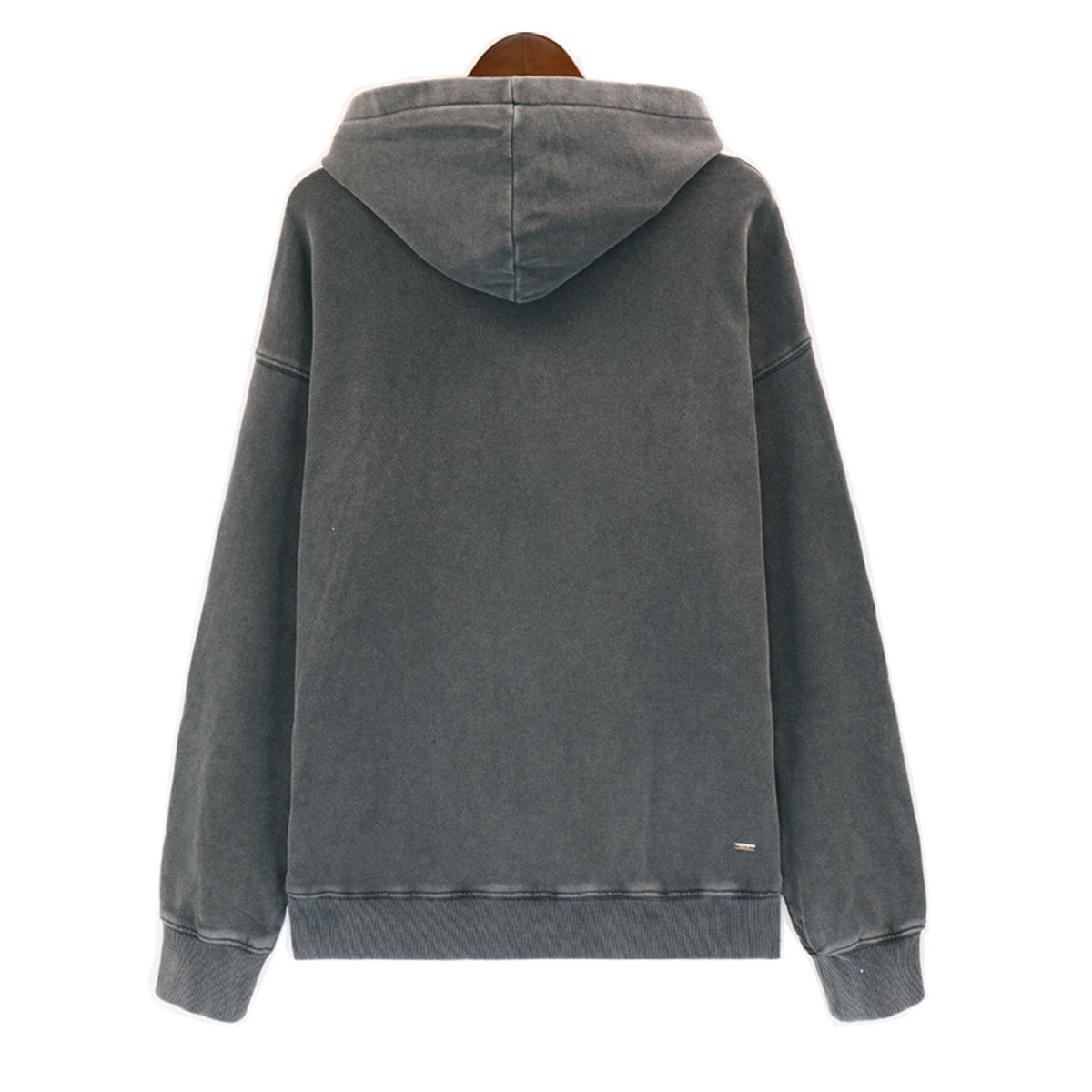 AMIRI Washed Dark Gray Graphic Hoodie