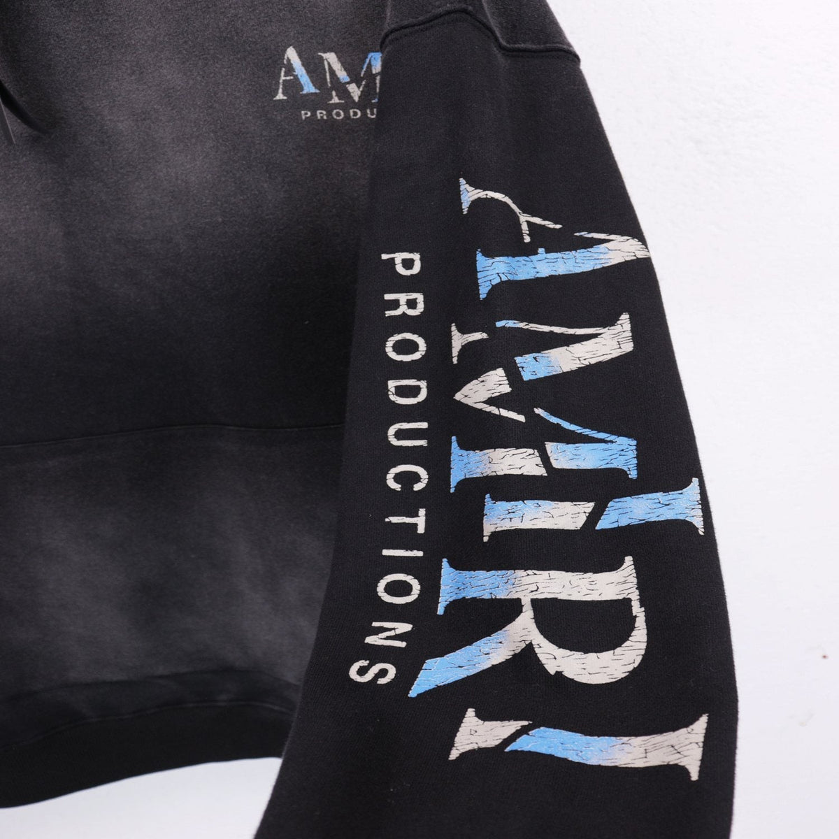 AMIRI Theatre Masks Rose Graphic Hoodie