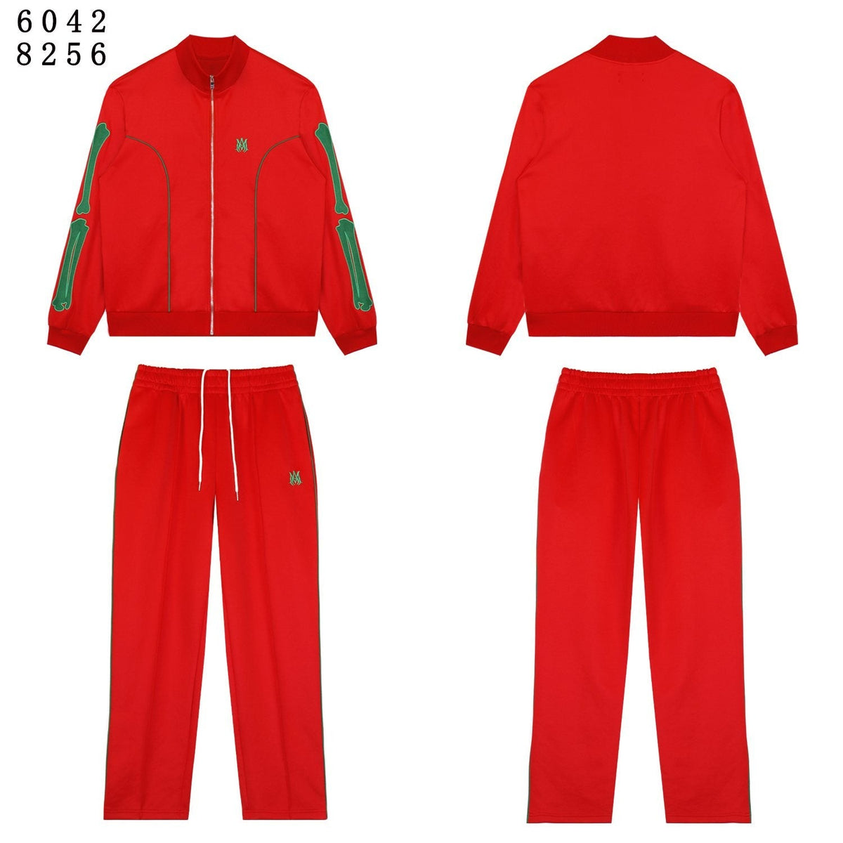 AMIRI Bones Track Jacket & Pants Matching Set