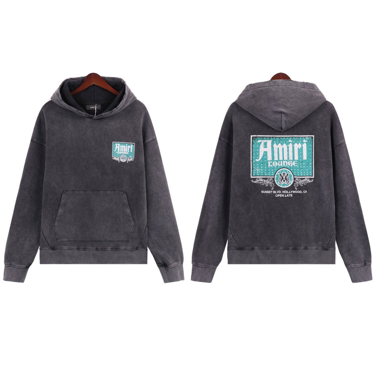 AMIRI Vintage Crystal Lounge Graphic Hoodie