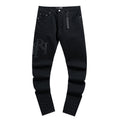 AMIRI Tonal Letter Graphic Black Jeans