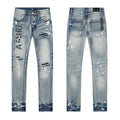 AMIRI Distressed Light Blue Jeans