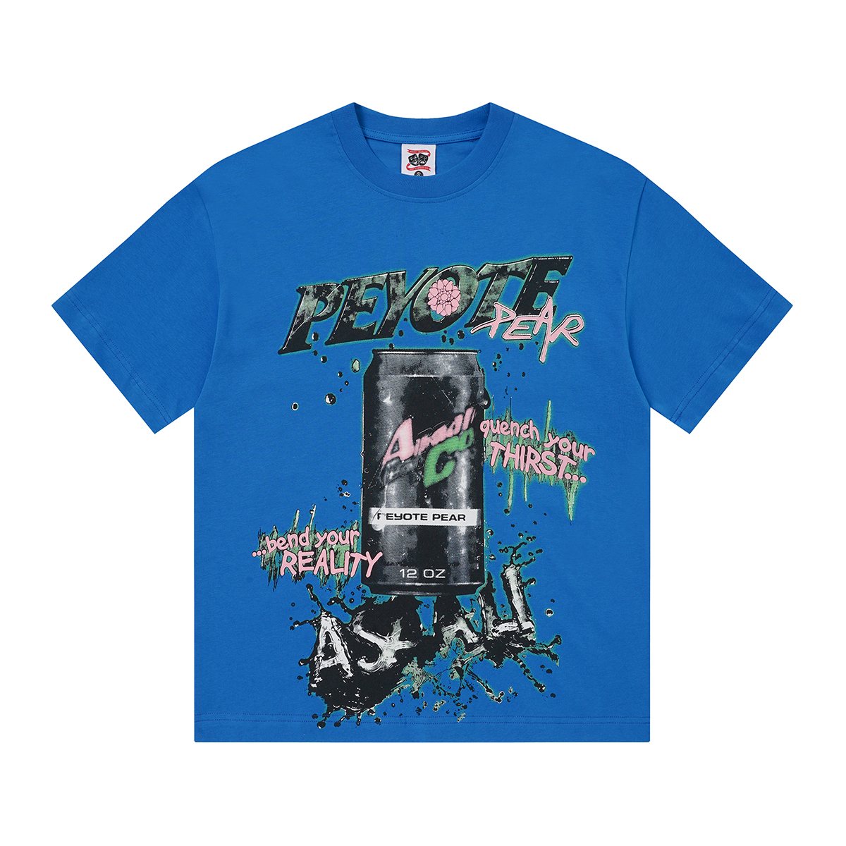 ASAALL Peyote Pear Cactus Graphic Short-Sleeve T-Shirt