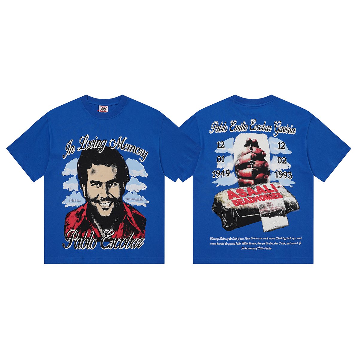 ASAALL Portrait Memorial Graphic T-Shirt
