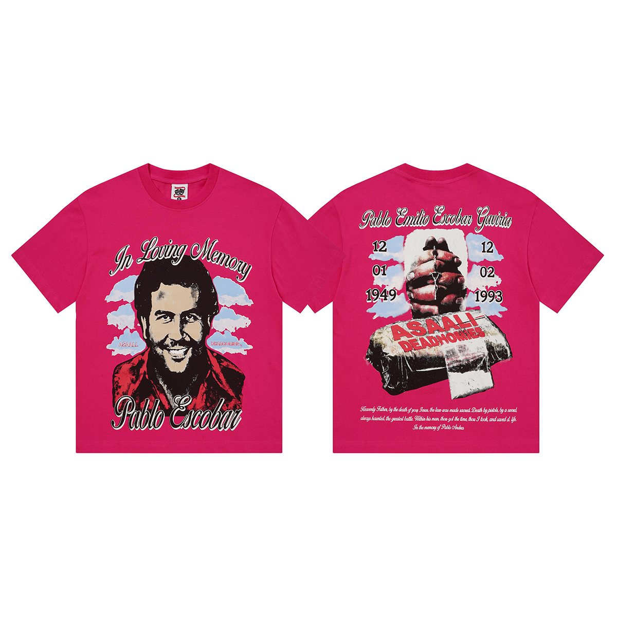 ASAALL Portrait Memorial Graphic T-Shirt