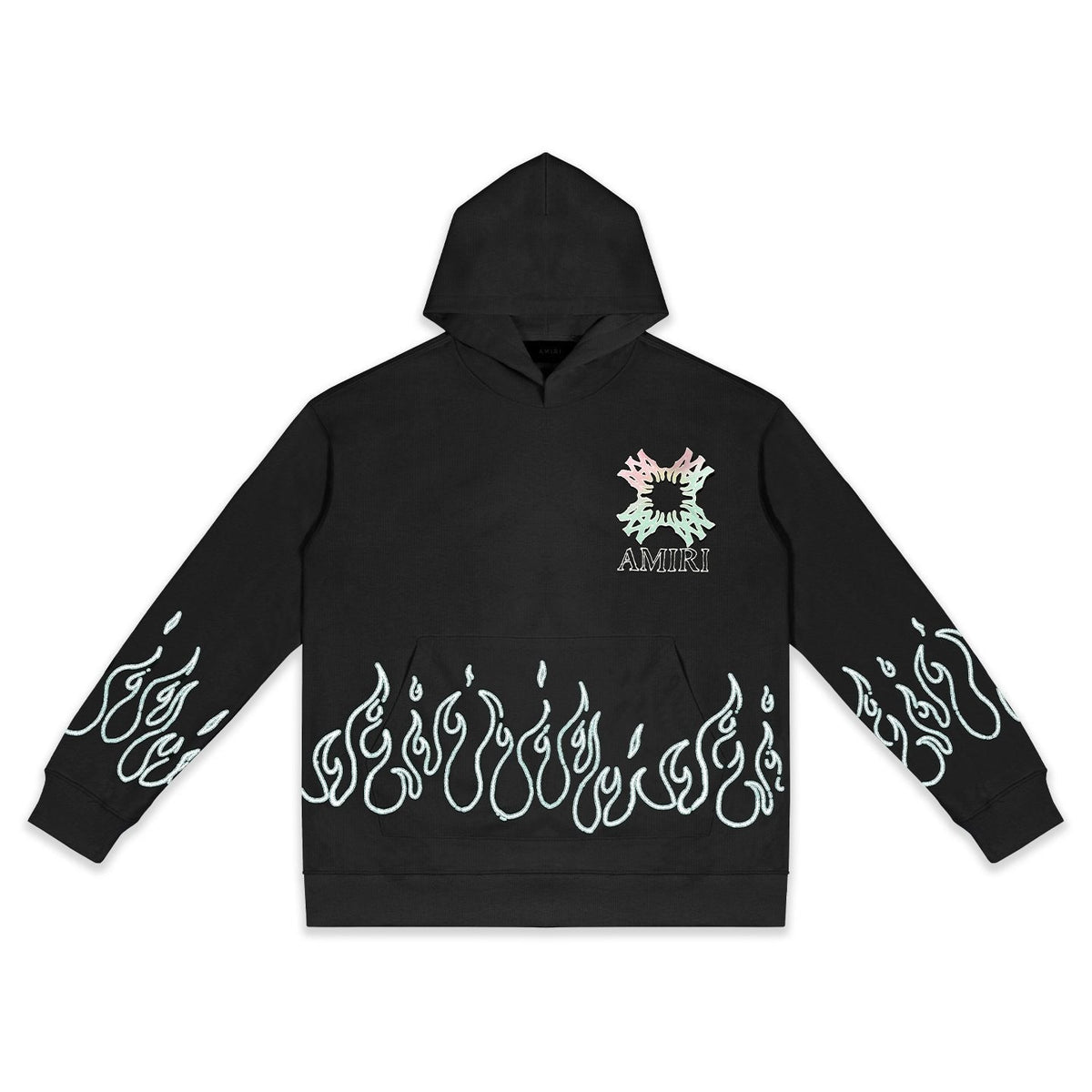 AMIRI Flame Cross Graphic Hoodie