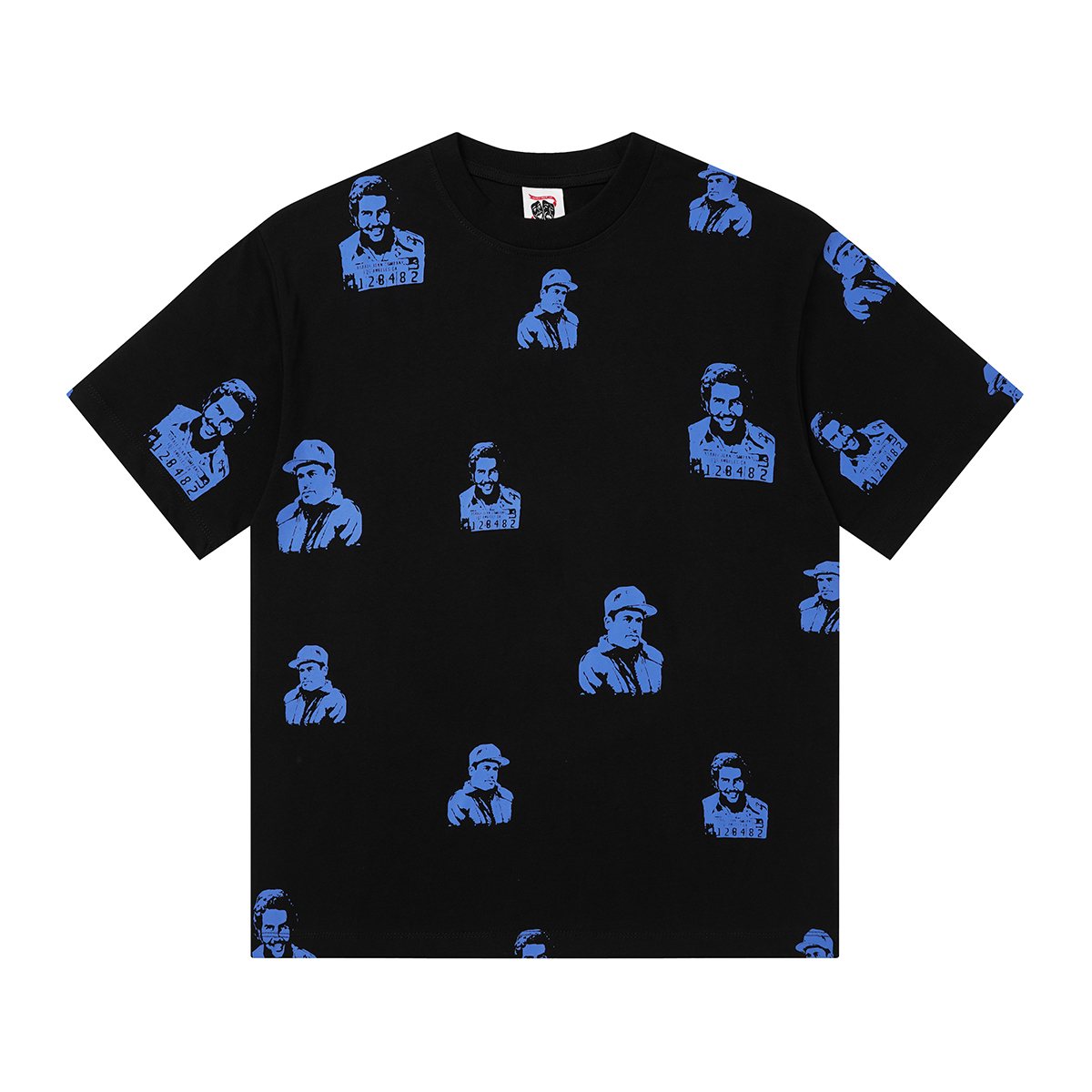 ASAALL All-Over Portrait Graphic Short-Sleeve T-Shirt