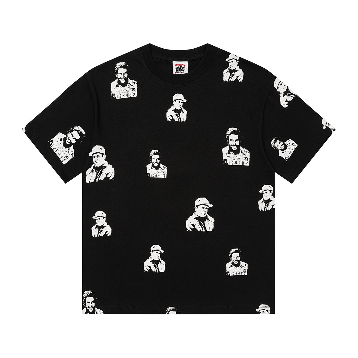 ASAALL All-Over Portrait Graphic Short-Sleeve T-Shirt