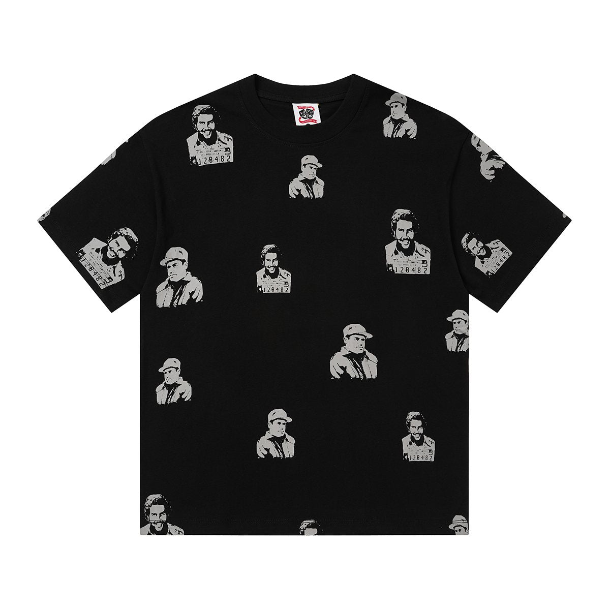 ASAALL All-Over Portrait Graphic Short-Sleeve T-Shirt