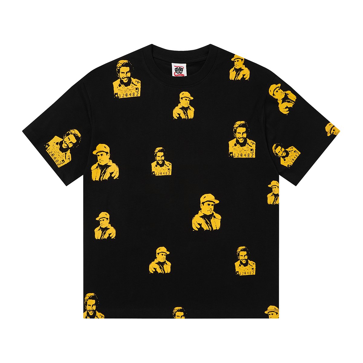 ASAALL All-Over Portrait Graphic Short-Sleeve T-Shirt