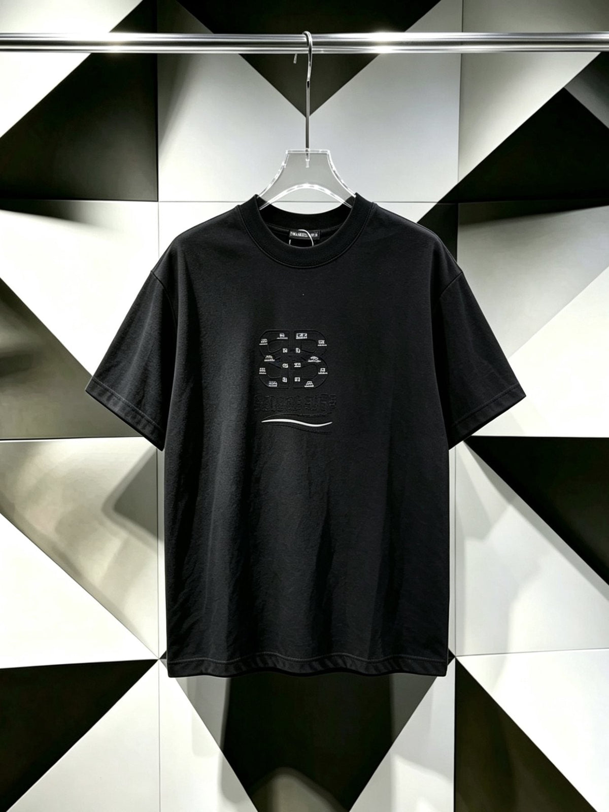 Balenciaga Logo-Panel Graphic T-Shirt